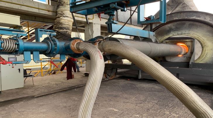 burner of zinc oxide calcining rotary kiln氧化锌煅烧回转窑燃烧器